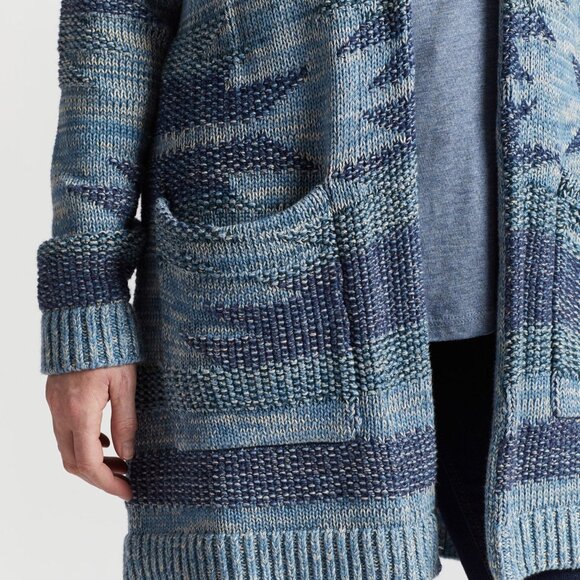 Women's Monterey Belted Cotton Cardigan - Picture 3 of 4